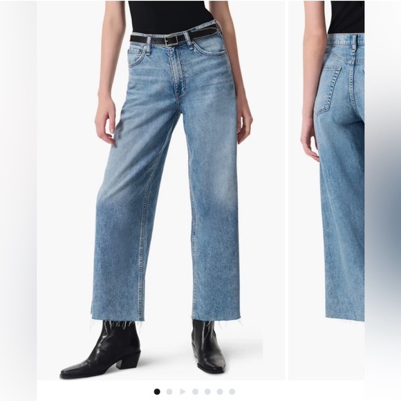 rag & bone Denim - NWT Rag & Bone Featherweight Andi High Waist Ankle Wide Leg Jeans 30